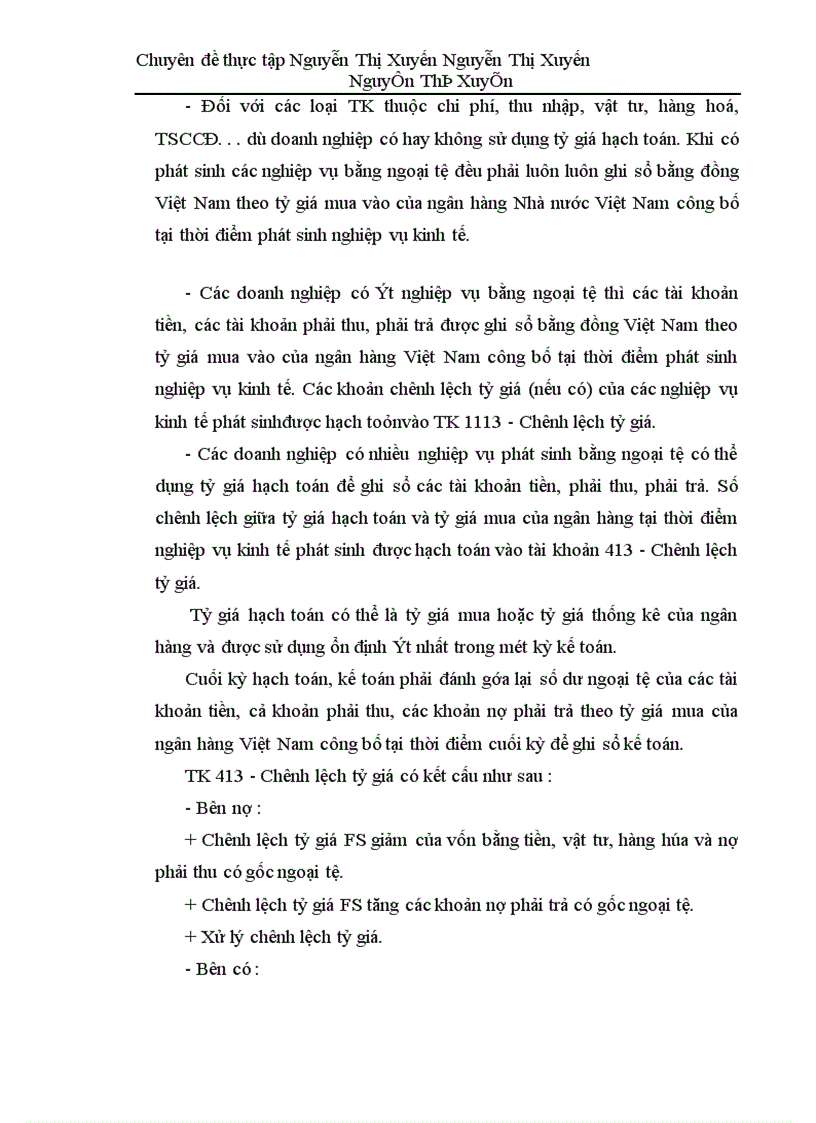 image for page Kế toán nghiệp vụ vốn bằng tiền và các khoản thanh toán