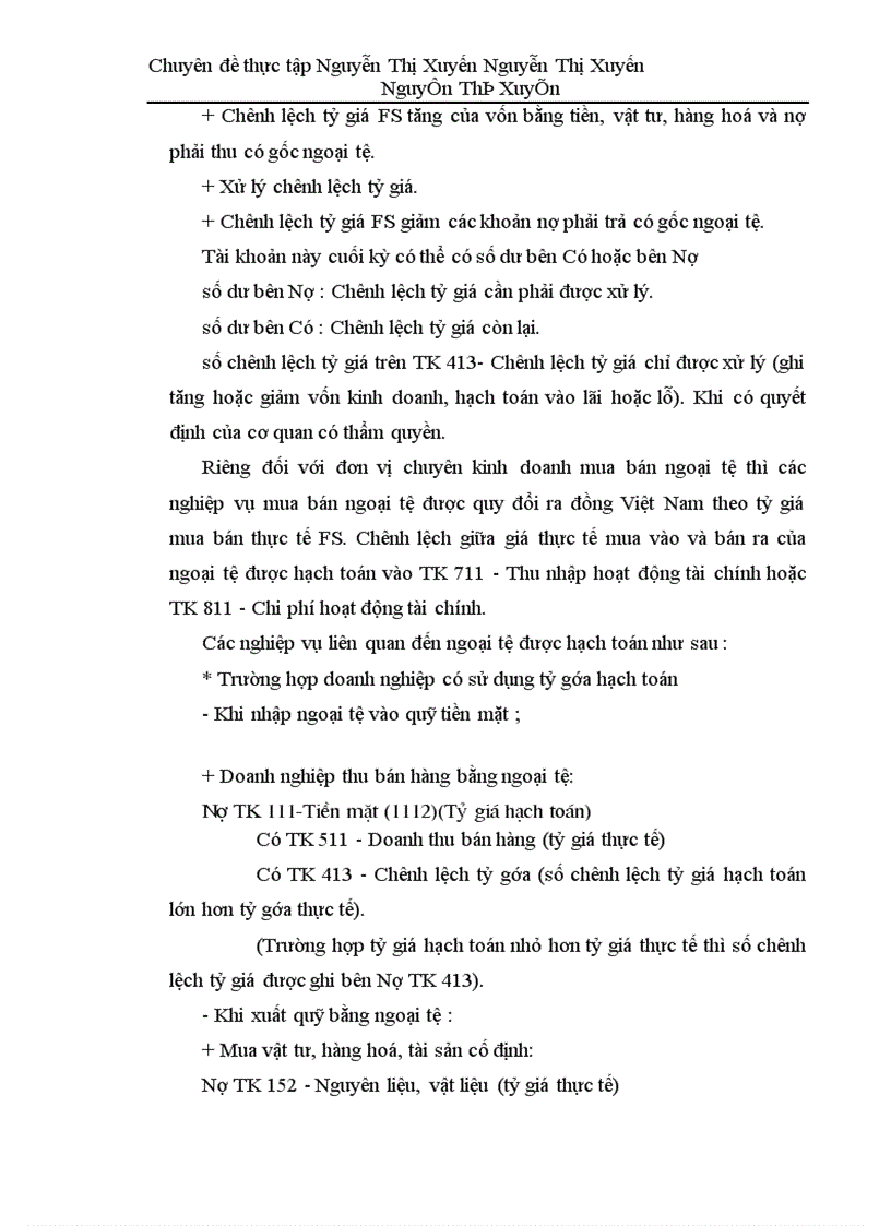 image for page Kế toán nghiệp vụ vốn bằng tiền và các khoản thanh toán