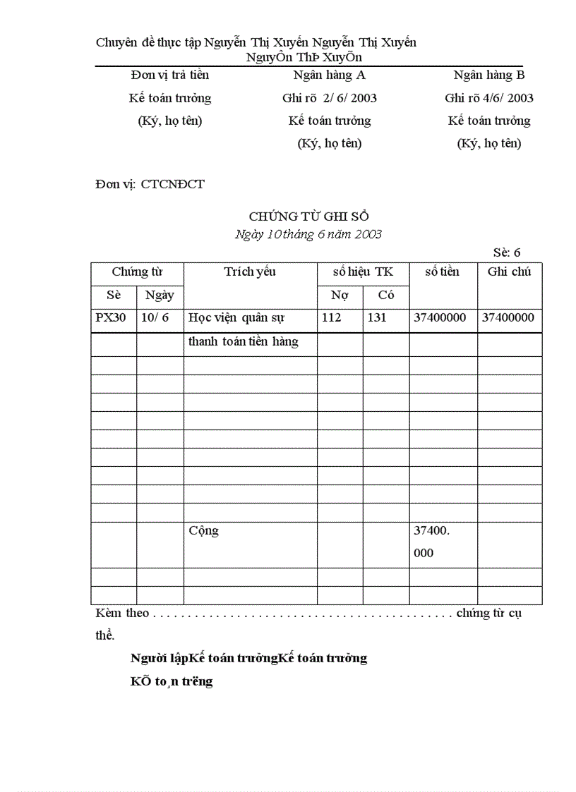 image for page Kế toán nghiệp vụ vốn bằng tiền và các khoản thanh toán