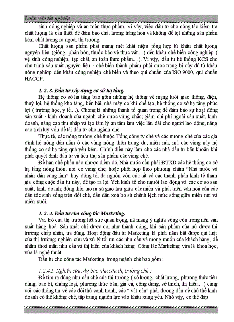 image for page Đầu tư phát triển ngành chè Việt Nam -Thực trạng và giải pháp
