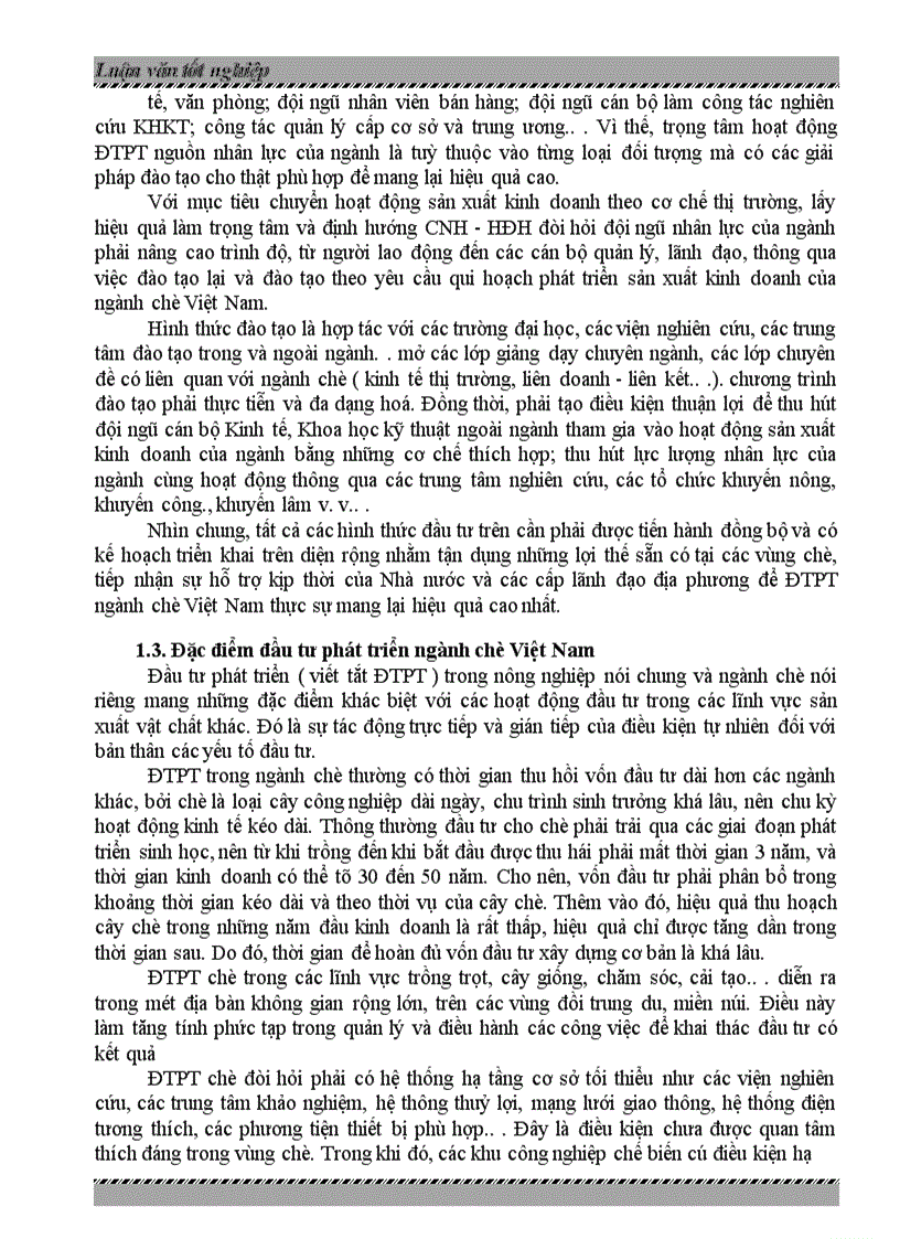 image for page Đầu tư phát triển ngành chè Việt Nam -Thực trạng và giải pháp