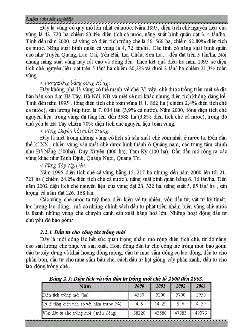 image for page Đầu tư phát triển ngành chè Việt Nam -Thực trạng và giải pháp