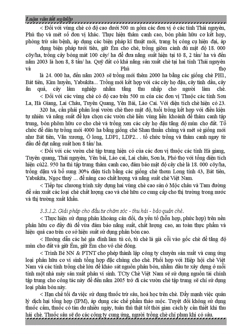 image for page Đầu tư phát triển ngành chè Việt Nam -Thực trạng và giải pháp