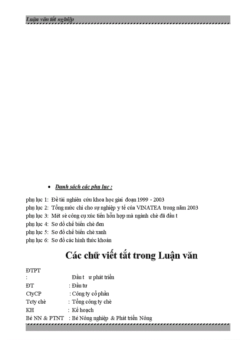 image for page Đầu tư phát triển ngành chè Việt Nam -Thực trạng và giải pháp