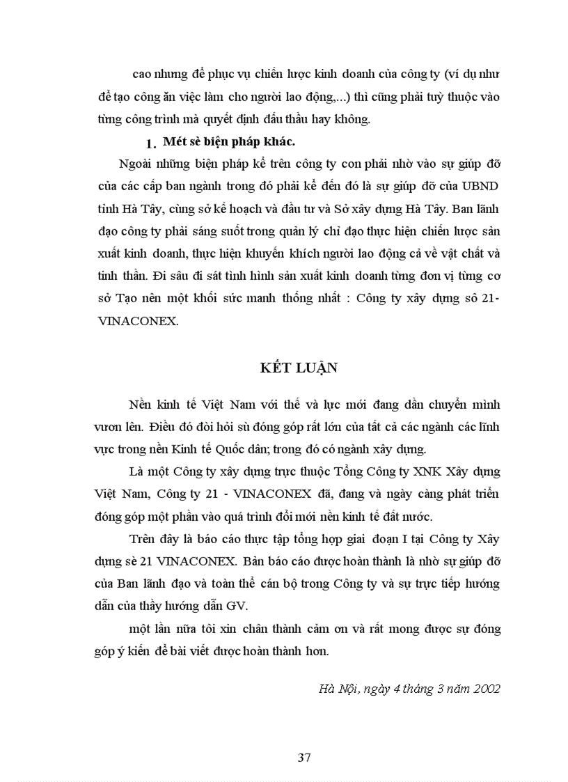 image for page Phương hướng và biện pháp cơ bản thúc đẩy hoạt động sản xuất kinh doanh trong công ty xây đựng số 12- VINACONEX