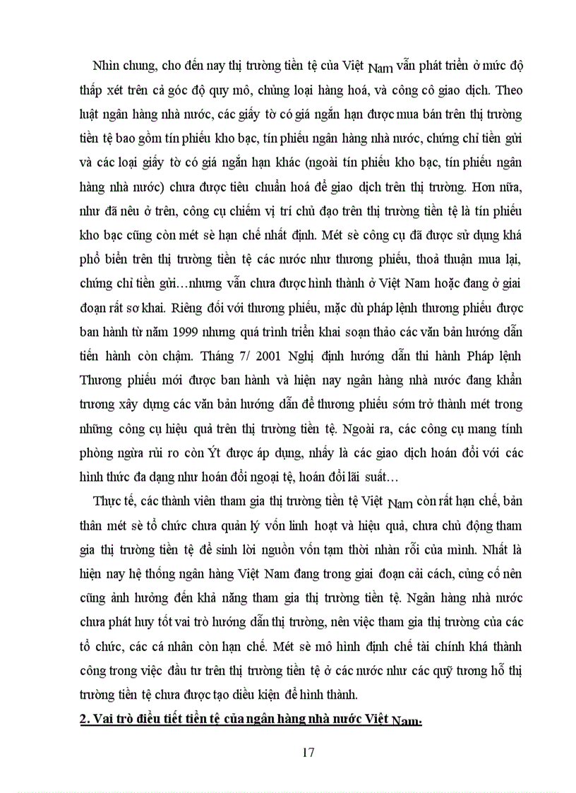 image for page Vai trò của Ngân hàng trung ương trong việc kiểm soát thị trường tiền tệ.