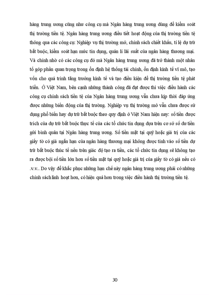 image for page Vai trò của Ngân hàng trung ương trong việc kiểm soát thị trường tiền tệ.