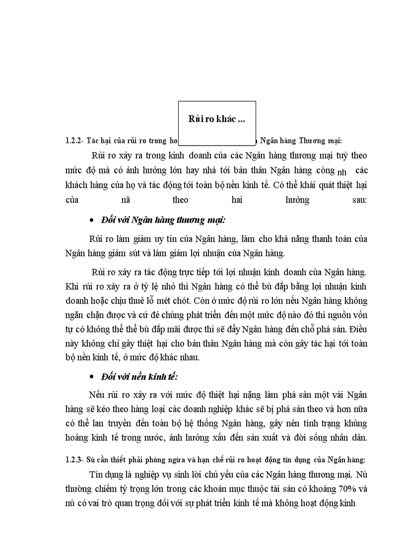 image for page Thực trạng và giải pháp nâng cao hiệu quả phòng ngừa và hạn chế rủi ro tín dụng trong hoạt động Ngân hàng tại Chi nhánh Ngân hàng Đầu tư và Phát triển Hà Giang
