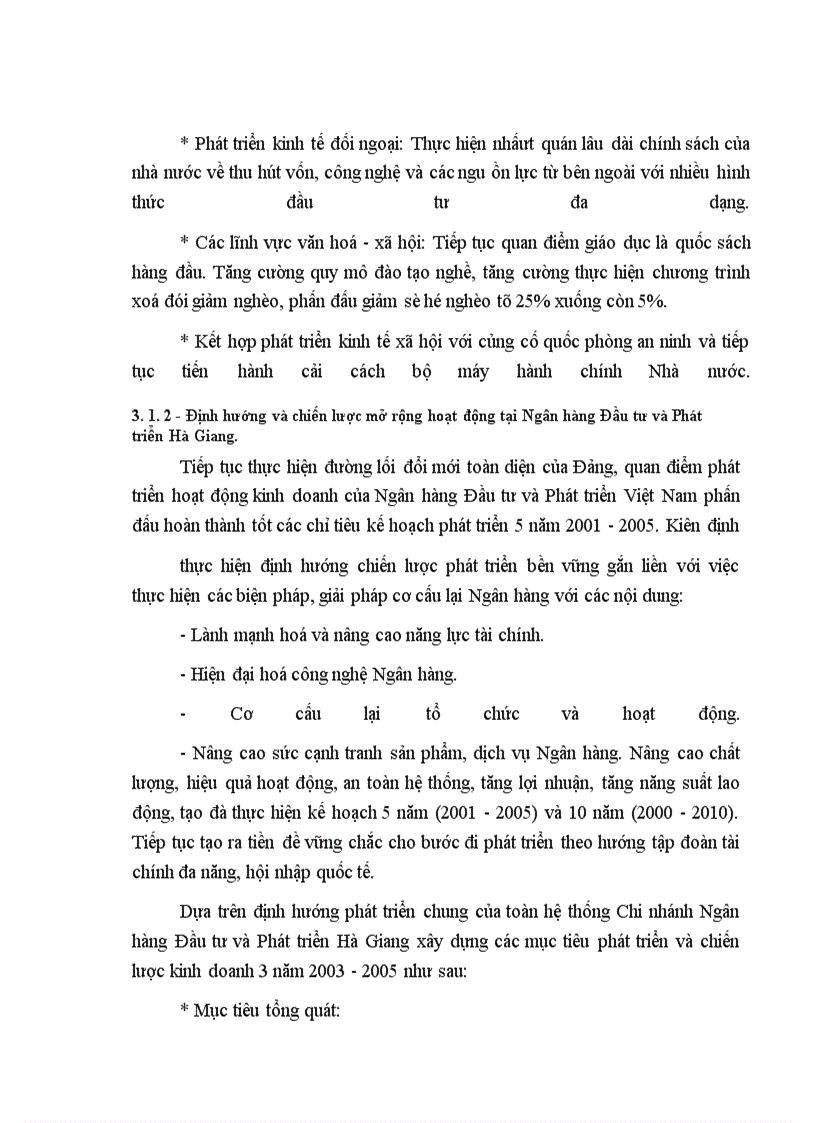 image for page Thực trạng và giải pháp nâng cao hiệu quả phòng ngừa và hạn chế rủi ro tín dụng trong hoạt động Ngân hàng tại Chi nhánh Ngân hàng Đầu tư và Phát triển Hà Giang
