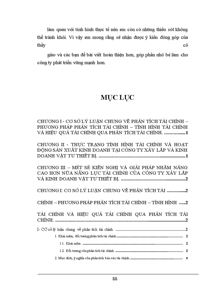image for page Phân tích tài chính và các giải pháp nhằm tăng cường năng lực tài chính tại Công ty Công ty Xây Lắp và Kinh Doanh Vật Tư Thiết Bị