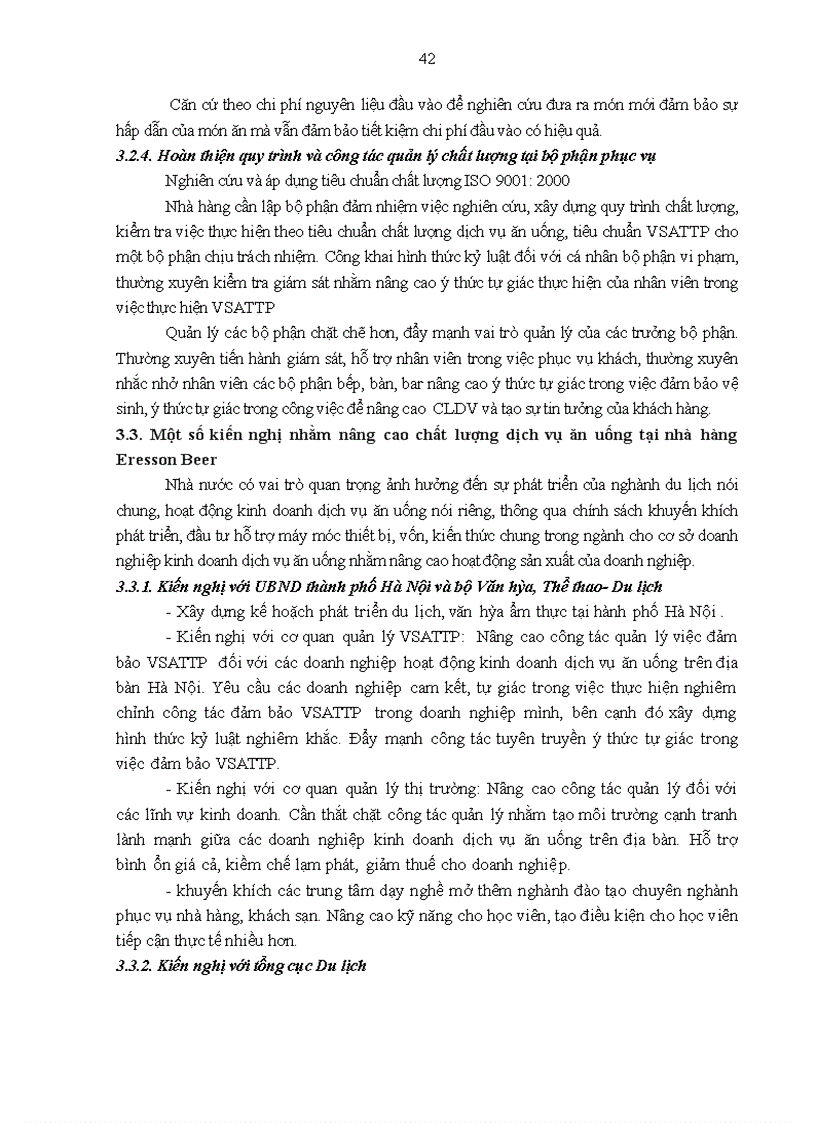 image for page Giải pháp nâng cao chất lượng dịch vụ ăn uống tại nhà hàng Eresson beer