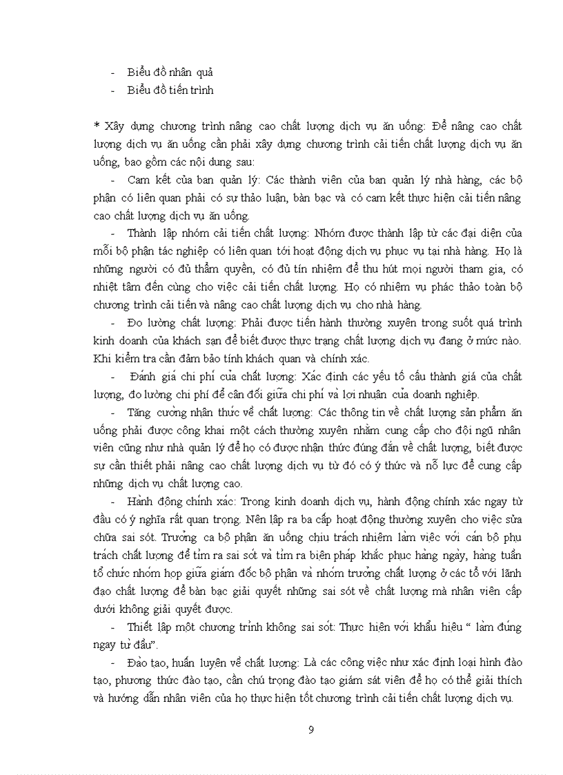 image for page Giải pháp nâng cao chất lượng dịch vụ ăn uống tại khách sạn Sơn Nam