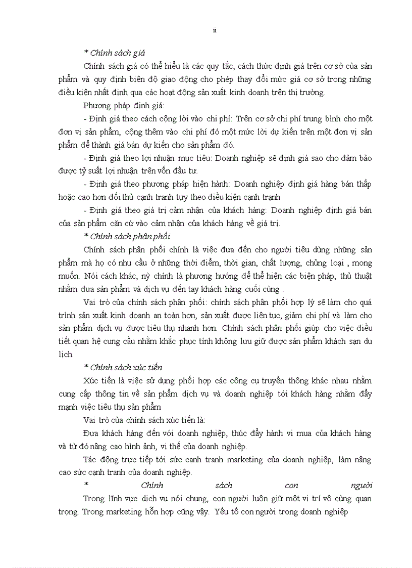 image for page Giải pháp nâng cao sức cạnh tranh marketing của khách sạn Phú Đô