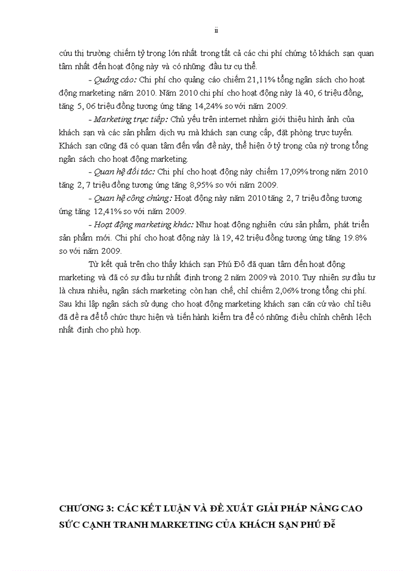 image for page Giải pháp nâng cao sức cạnh tranh marketing của khách sạn Phú Đô