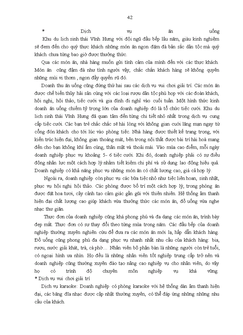 image for page Giải pháp hoàn thiện chính sách sản phẩm của Khu du lịch sinh thái Vĩnh Hưng