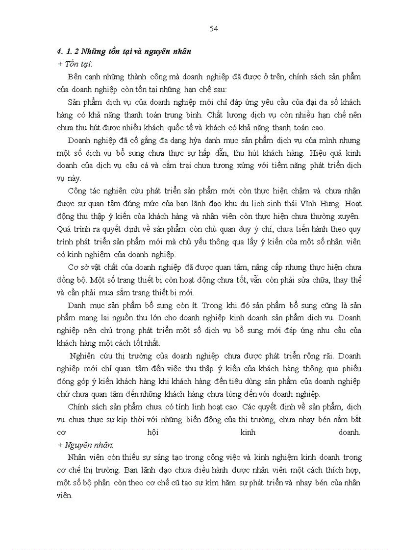 image for page Giải pháp hoàn thiện chính sách sản phẩm của Khu du lịch sinh thái Vĩnh Hưng