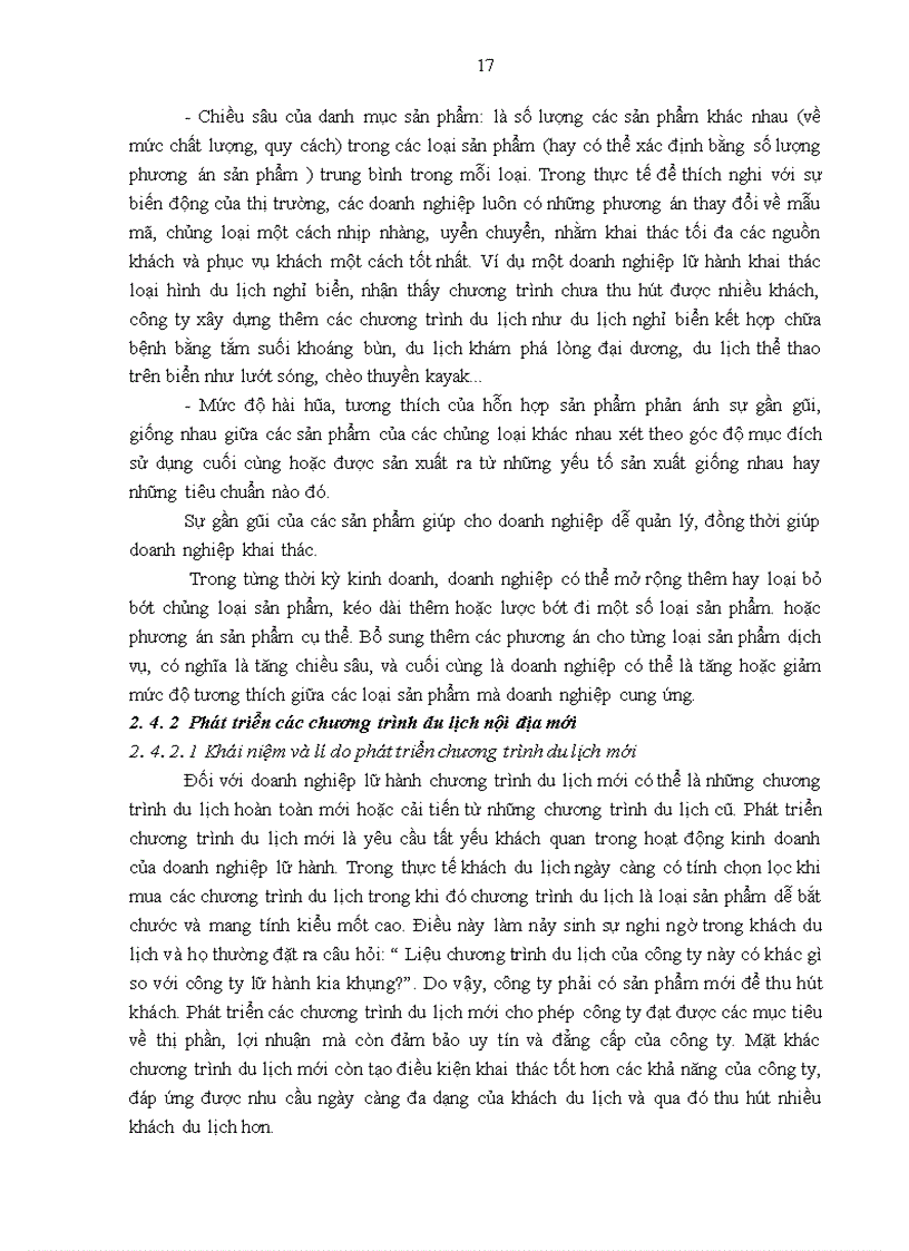 image for page Giải pháp hoàn thiện các chương trình du lịch nội địa của công ty cổ phần đầu tư Mở - Du lịch Việt Nam
