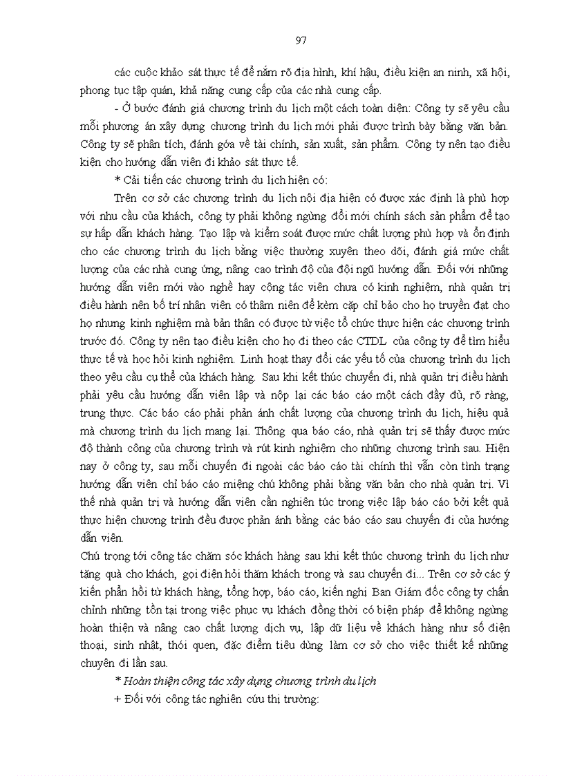 image for page Giải pháp hoàn thiện các chương trình du lịch nội địa của công ty cổ phần đầu tư Mở - Du lịch Việt Nam