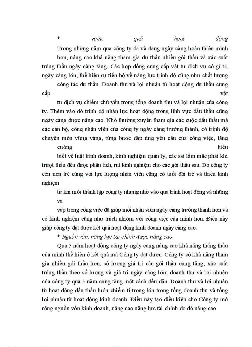 image for page Hoạt động dự thầu cung cấp vật tư