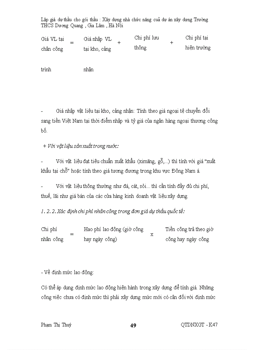 image for page Công tác lập giá dự thầu trong các doanh nghiệp xây dựng.