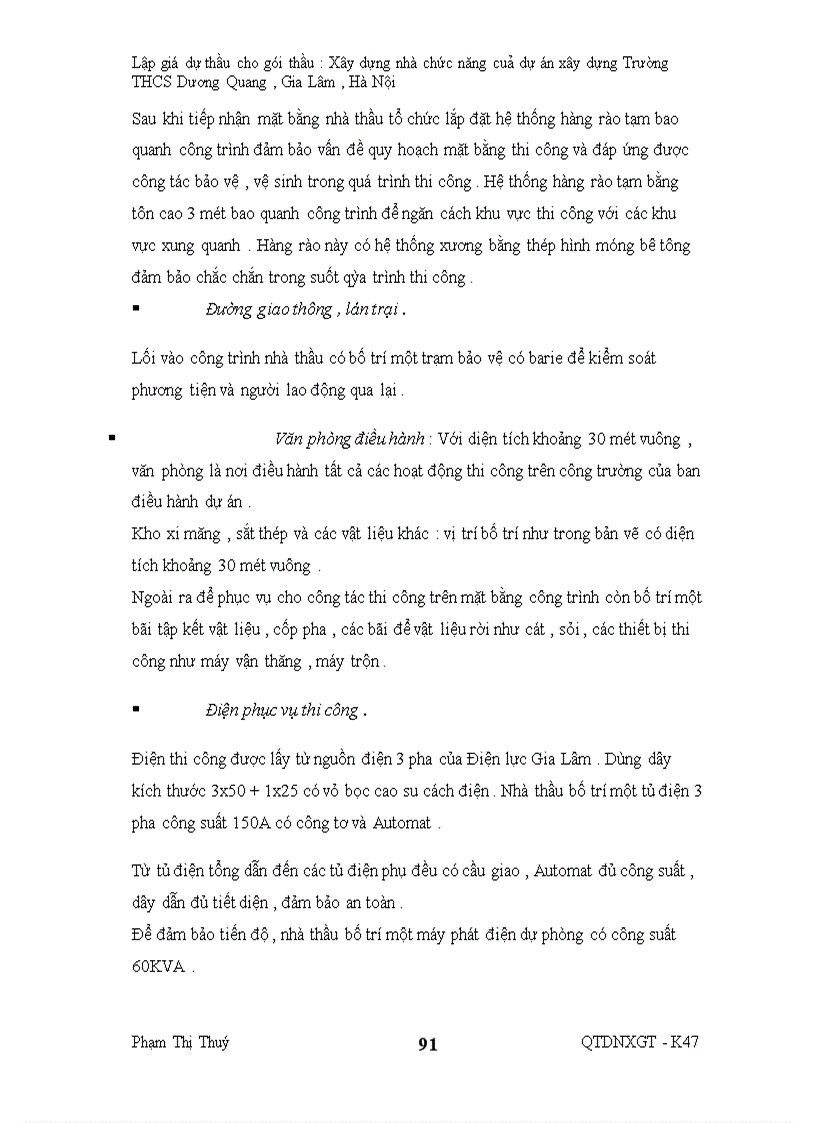 image for page Công tác lập giá dự thầu trong các doanh nghiệp xây dựng.