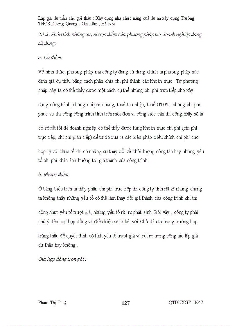 image for page Công tác lập giá dự thầu trong các doanh nghiệp xây dựng.