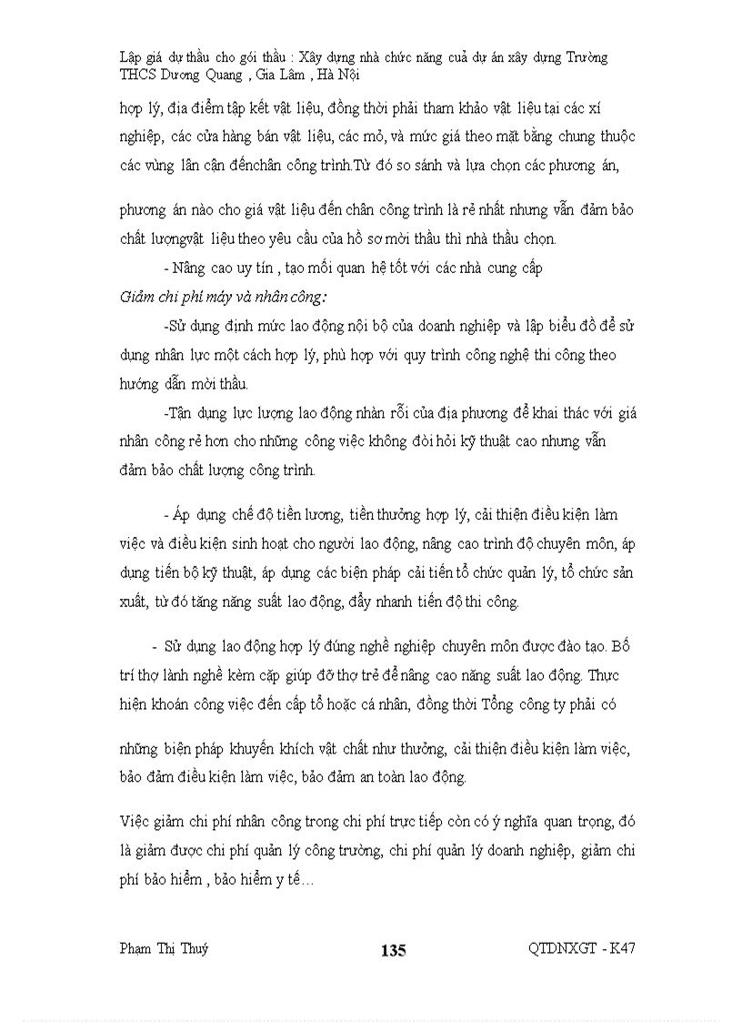 image for page Công tác lập giá dự thầu trong các doanh nghiệp xây dựng.