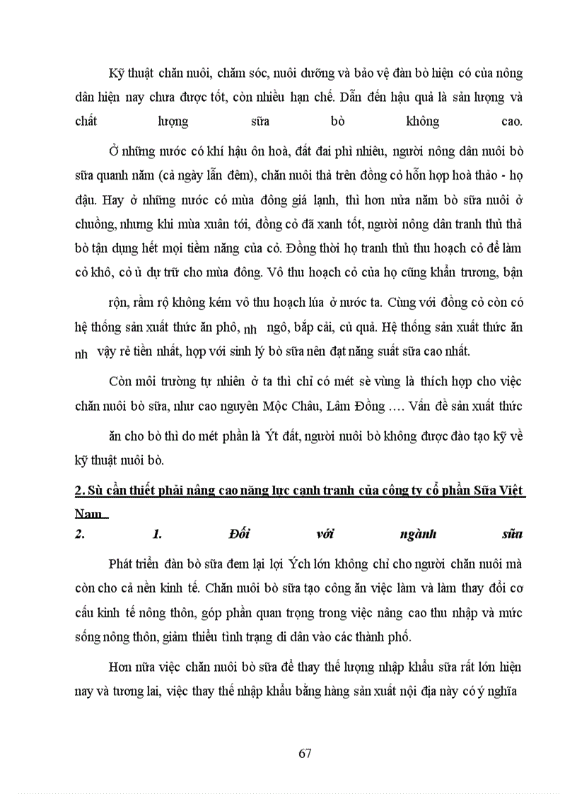 image for page Năng lực cạnh tranh của Công ty cổ phần Sữa Việt Nam Vinamilk trong bối cảnh hội nhập kinh tế quốc tế