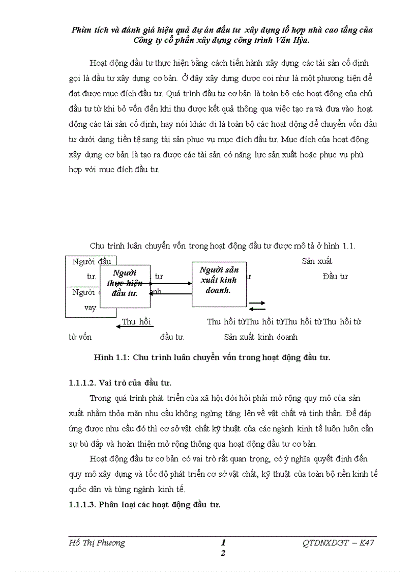 image for page Phân tích và đánh giá hiệu quả dự án đầu tư xây dựng tổ hợp nhà cao tầng của Công ty cổ phần xây dựng công trình Văn Hóa