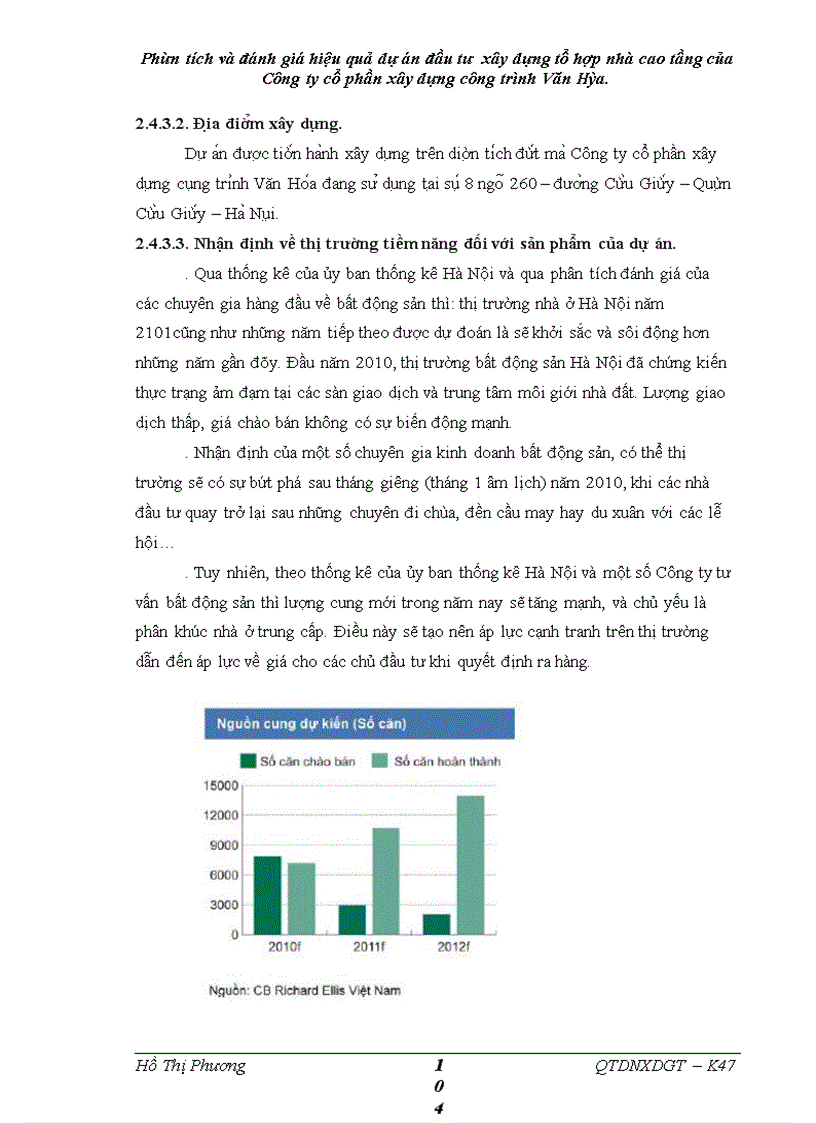 image for page Phân tích và đánh giá hiệu quả dự án đầu tư xây dựng tổ hợp nhà cao tầng của Công ty cổ phần xây dựng công trình Văn Hóa