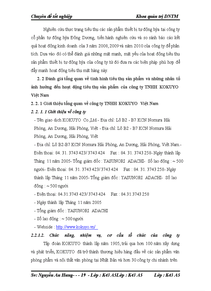 image for page Đẩy mạnh tiêu thụ mặt hàng vở Campus của công ty TNHH KUKOYO Việt Nam tại thị trường Hà Nội