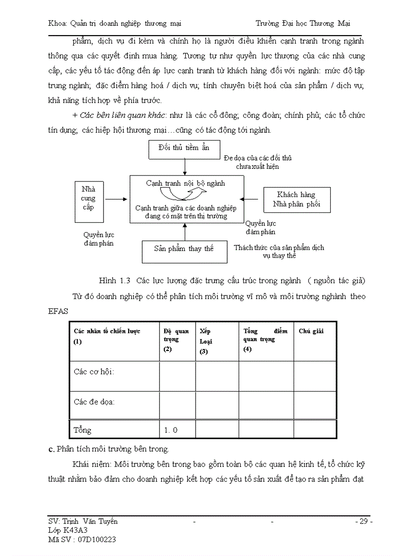 image for page Phân tích TOWS chiến lược phát triển thị trường của Công ty T & P