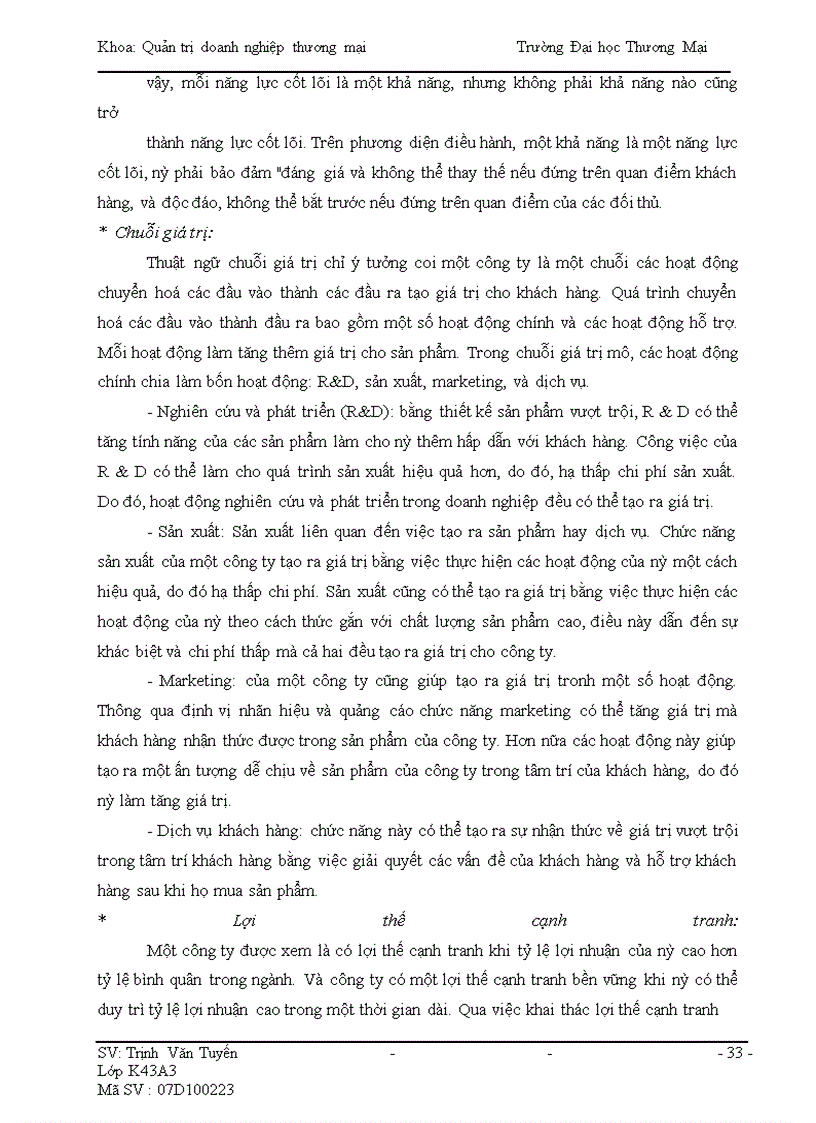 image for page Phân tích TOWS chiến lược phát triển thị trường của Công ty T & P