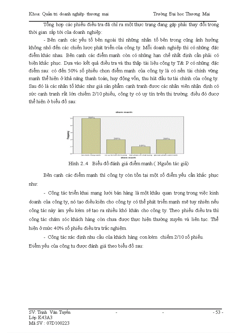 image for page Phân tích TOWS chiến lược phát triển thị trường của Công ty T & P