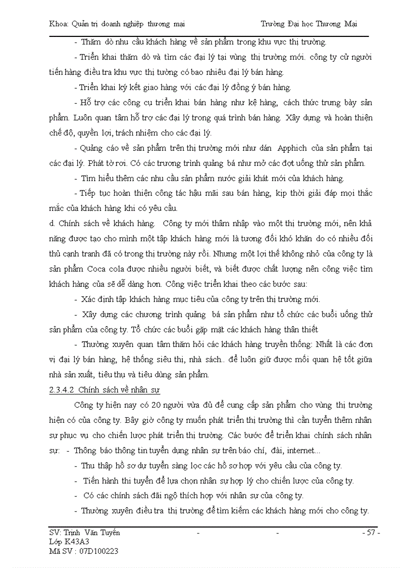 image for page Phân tích TOWS chiến lược phát triển thị trường của Công ty T & P