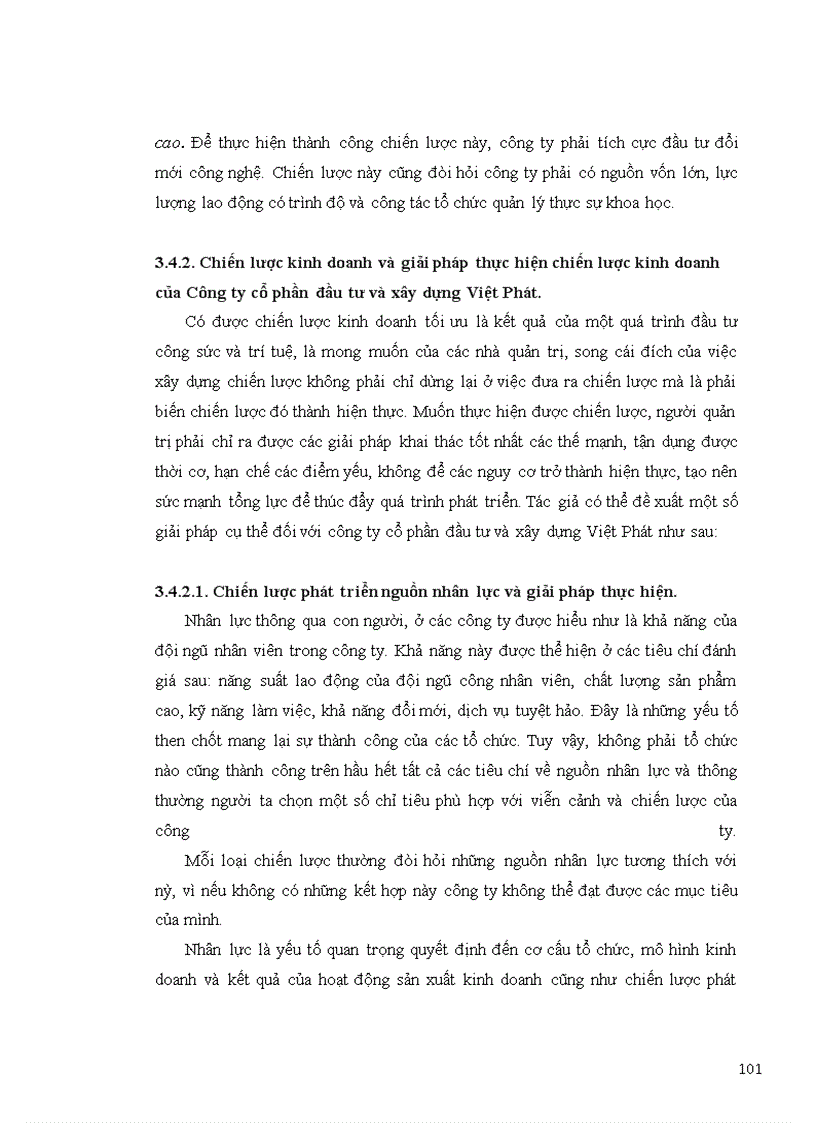 image for page Xây dựng chiến lược kinh doanh ở Công ty cổ phần đầu tư và xây dựng Việt Phát giai đoạn 2010-2015