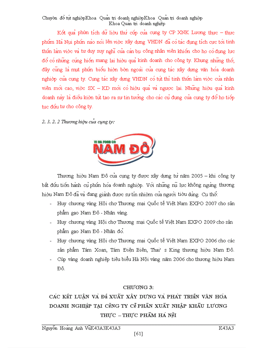 image for page Một số giải pháp xây dựng và phát triển văn hóa doanh nghiệp ở công ty cổ phần Xuất nhập khẩu Lương thực – thực phẩm Hà Nội