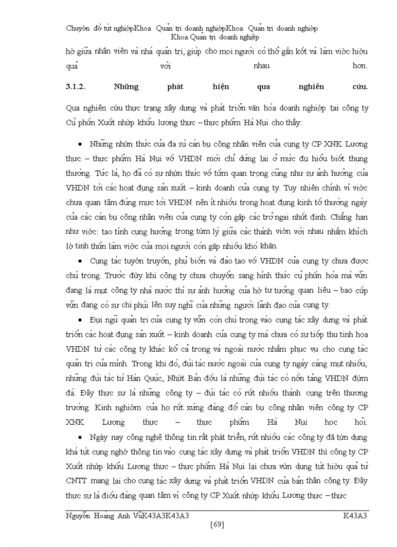 image for page Một số giải pháp xây dựng và phát triển văn hóa doanh nghiệp ở công ty cổ phần Xuất nhập khẩu Lương thực – thực phẩm Hà Nội