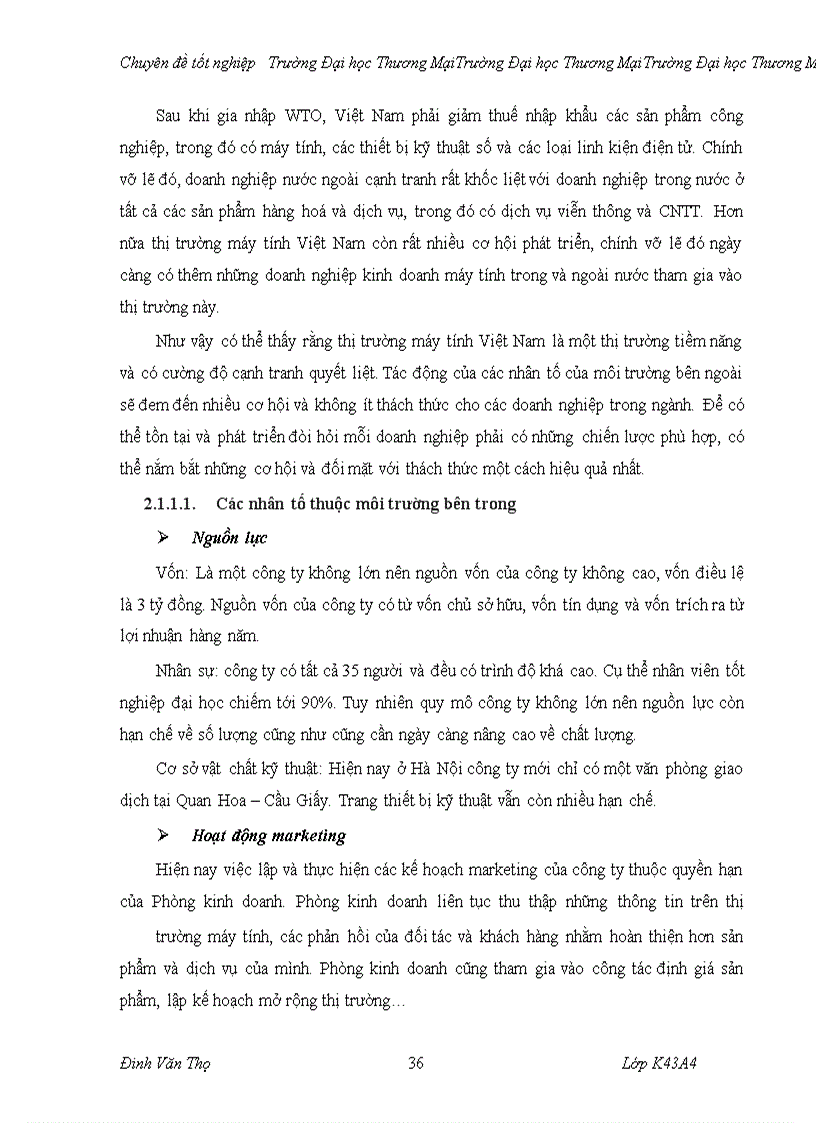 image for page Phân tích TOWS chiến lược cạnh tranh sản phẩm máy tính văn phòng của công ty TNHH thương mại Nhất Tín