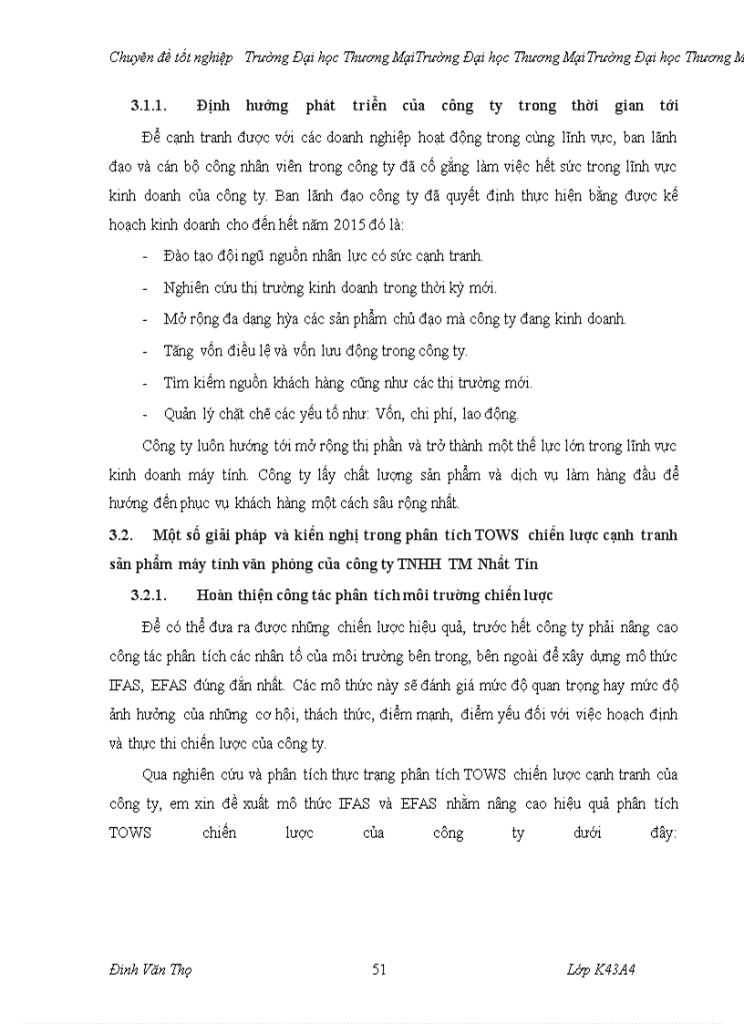 image for page Phân tích TOWS chiến lược cạnh tranh sản phẩm máy tính văn phòng của công ty TNHH thương mại Nhất Tín