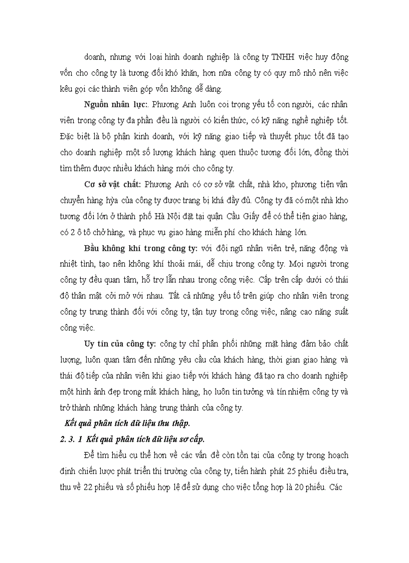 image for page Phân tích TOWS chiến lược phát triển thị trường của công ty TNHH phát triển thương mại dịch vụ tổng hợp Phương Anh