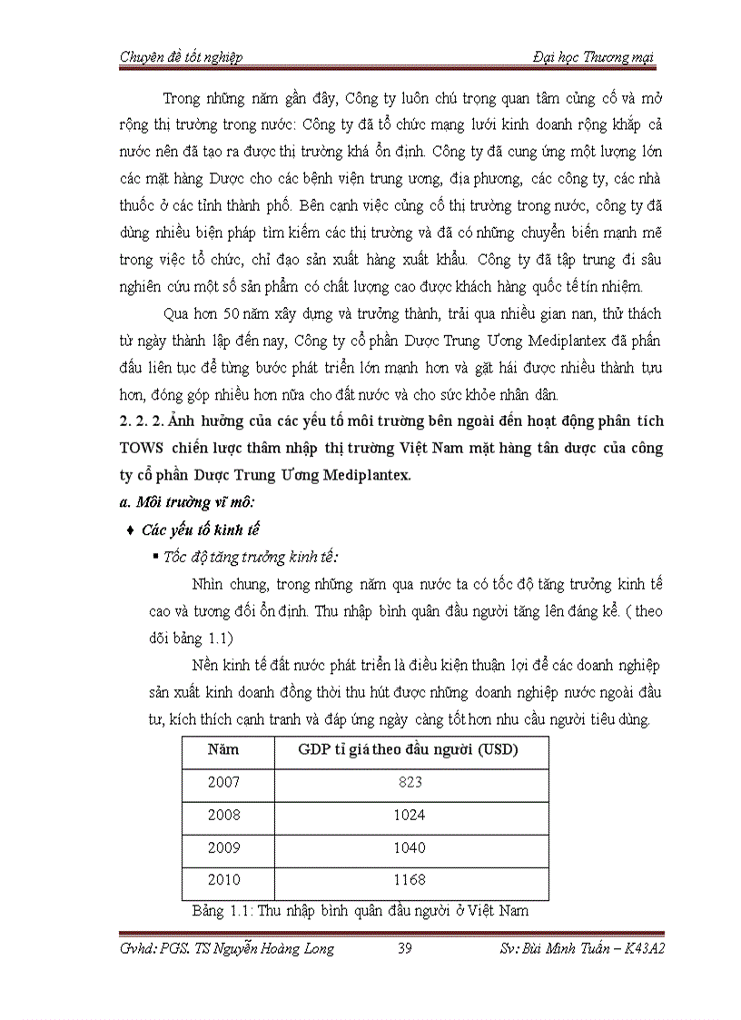 image for page Phân tích tows chiến lược thâm nhập thị trường việt nam mặt hàng tân dược của công ty cổ phần dược trung ương mediplantex