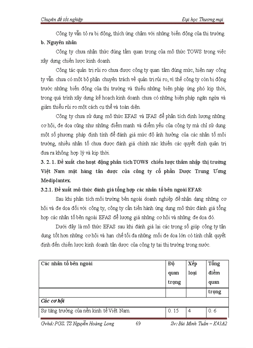 image for page Phân tích tows chiến lược thâm nhập thị trường việt nam mặt hàng tân dược của công ty cổ phần dược trung ương mediplantex