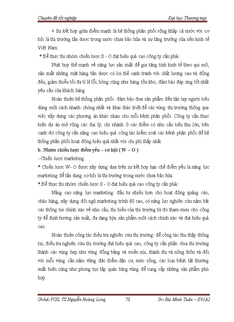 image for page Phân tích tows chiến lược thâm nhập thị trường việt nam mặt hàng tân dược của công ty cổ phần dược trung ương mediplantex