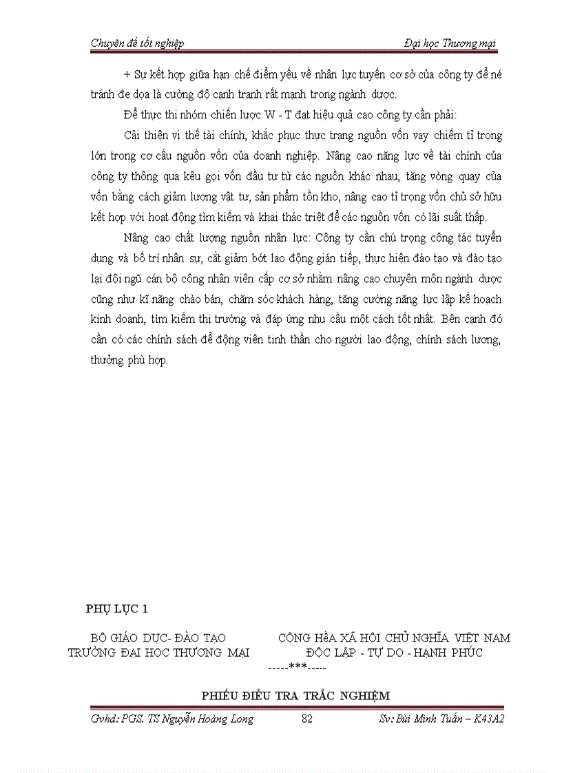 image for page Phân tích tows chiến lược thâm nhập thị trường việt nam mặt hàng tân dược của công ty cổ phần dược trung ương mediplantex