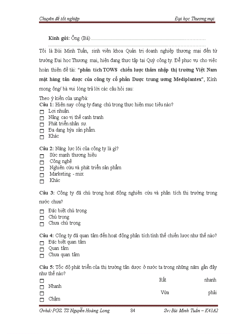 image for page Phân tích tows chiến lược thâm nhập thị trường việt nam mặt hàng tân dược của công ty cổ phần dược trung ương mediplantex