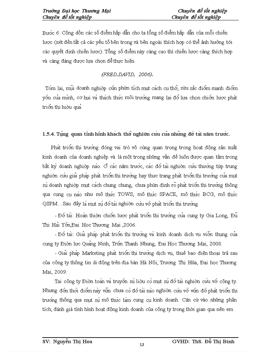 image for page Phân tích TOWS chiến lược phát triển thị trường của công ty Điện Toán và Truyền Số Liệu