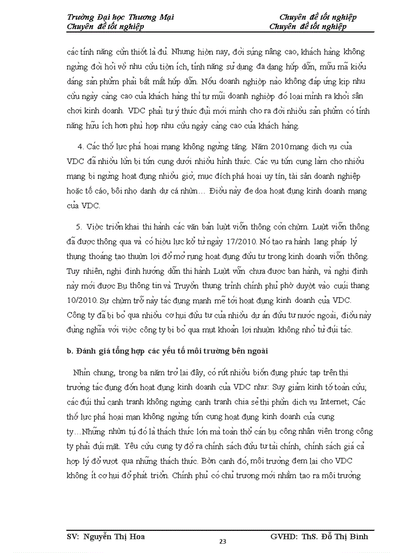 image for page Phân tích TOWS chiến lược phát triển thị trường của công ty Điện Toán và Truyền Số Liệu