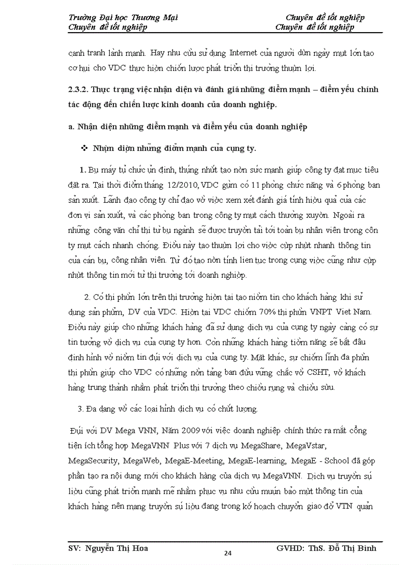 image for page Phân tích TOWS chiến lược phát triển thị trường của công ty Điện Toán và Truyền Số Liệu