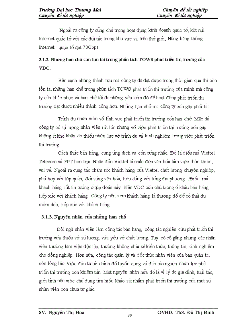 image for page Phân tích TOWS chiến lược phát triển thị trường của công ty Điện Toán và Truyền Số Liệu